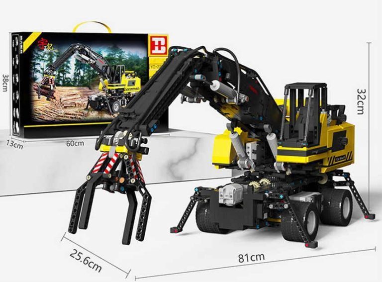 Happy Build Koparka kołowa zdalnie sterowana RC – zamiennik LEGO
