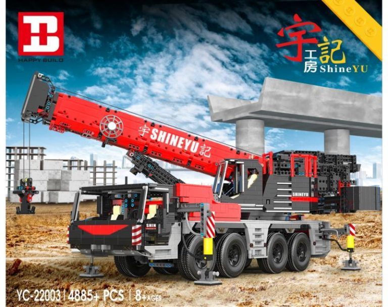 Happy Build Mobilny żuraw sterowany zdalnie – alternatywa LEGO