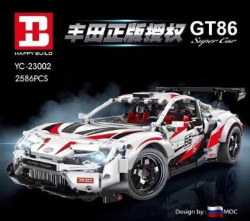 Happy Build Toyota GT86 MOC Super Car – alternatywa LEGO