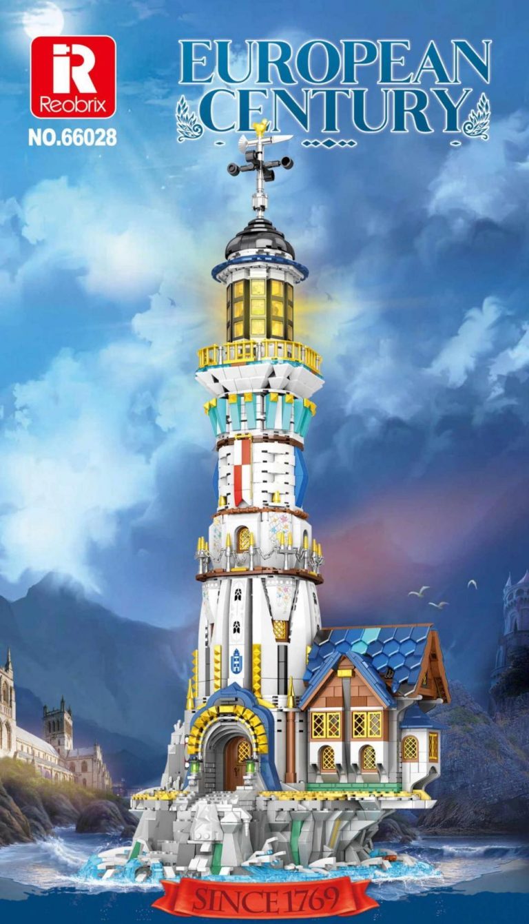 Latarnia morska klocki Reobrix European Century – alternatywa LEGO