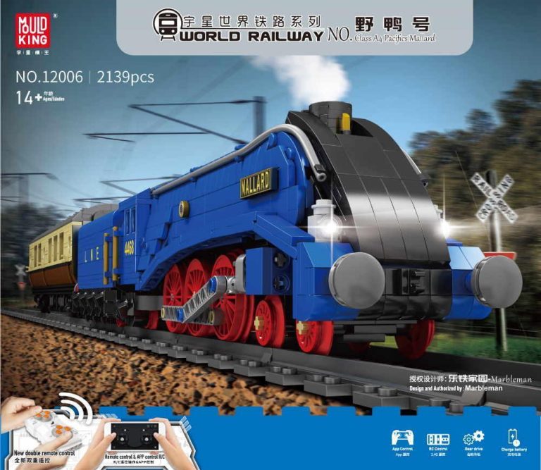LNER A4 Pacific Mallard lokomotywa Mould King – alternatywa LEGO