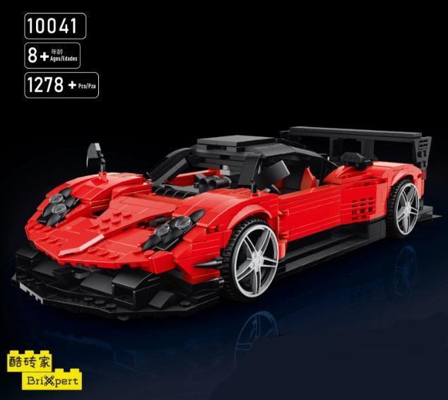 Mould King 10041 MOC samochodu Pagani Zonda R – alternatywa LEGO