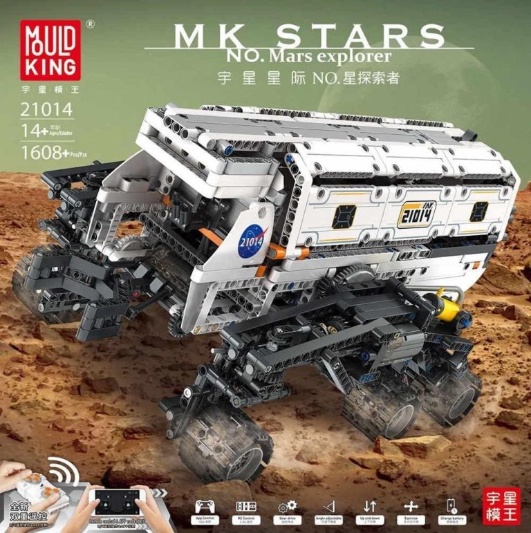 Mould King Zdalnie sterowany Mars Explorer – alternatywa LEGO