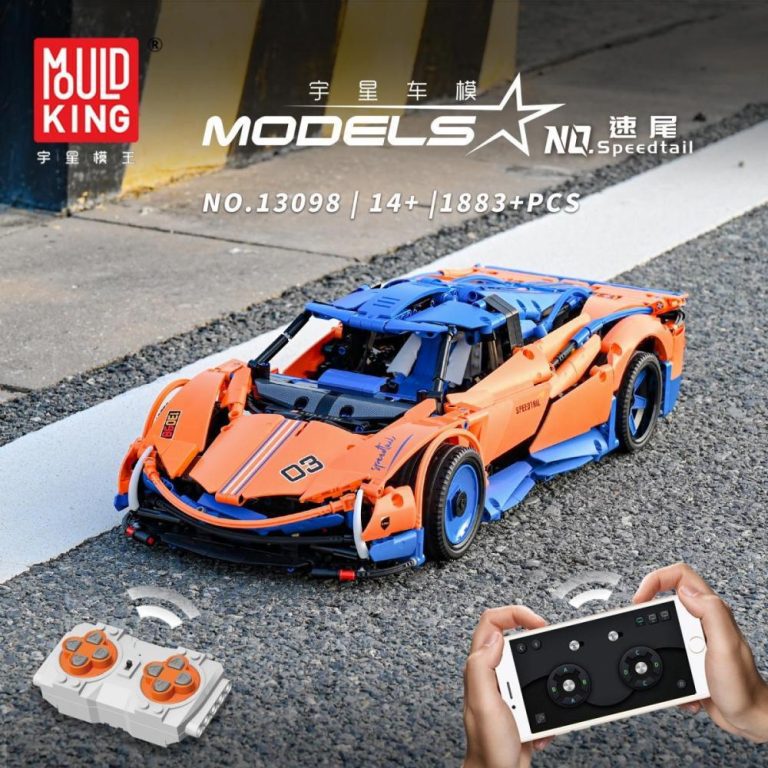 Mould King Zdalnie sterowany samochód wyścigowy – zamiennik LEGO