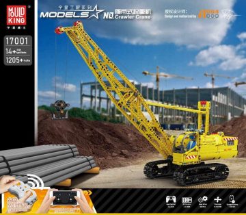 Mould King Żuraw gąsienicowy sterowany zdalnie – zamiennik LEGO