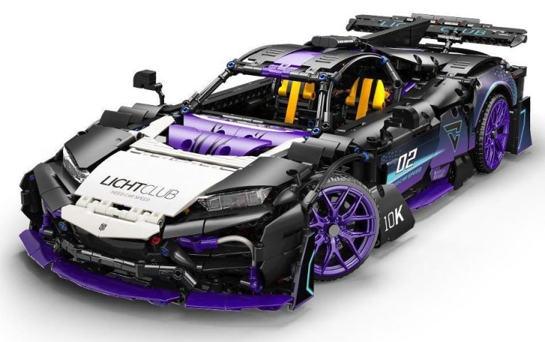MoYu Samochód Technic ONE 10K sportowy fioletowy zamiennik LEGO