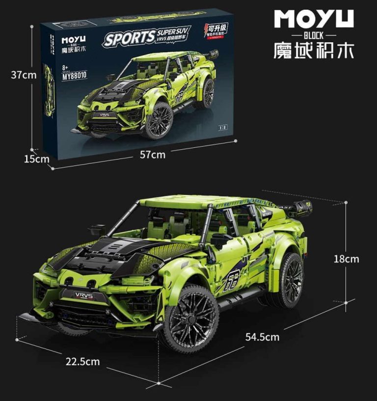 MoYu Super SUV technic w kolorze zielonym – zamiennik LEGO