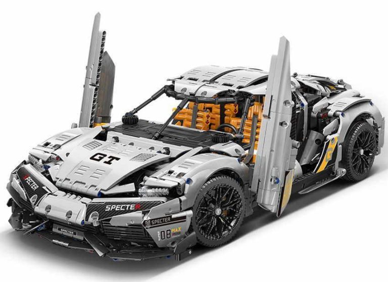 MoYu Szary Supersportscar GT Specter bez napędu – zamiennik LEGO