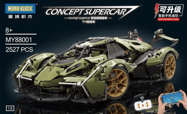 MoYu Zdalnie sterowany concept supercar – kompatybilne z LEGO
