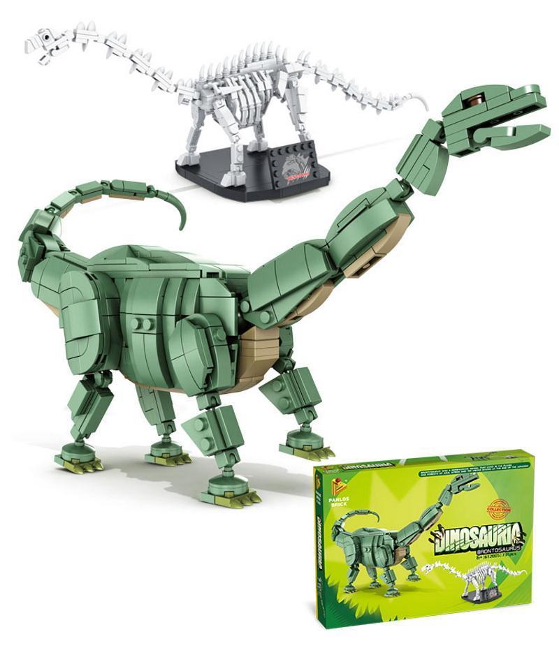 Panlos Brontozaur dinozaur i jego szkielet – alternatywa LEGO