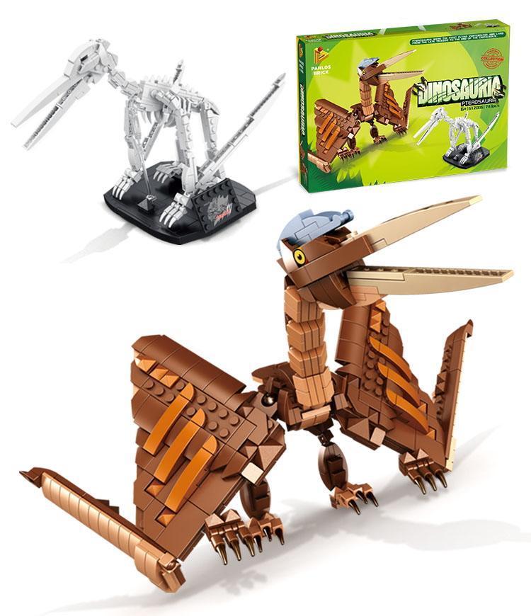 Panlos Pterozaur oraz skamielina / szkielet – zamiennik LEGO