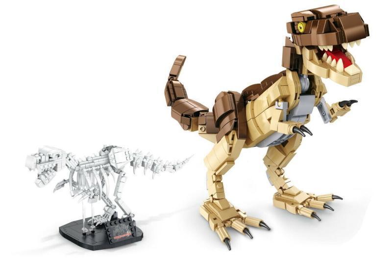 Panlos Tyrannosaurus rex i jego szkielet – alternatywa LEGO
