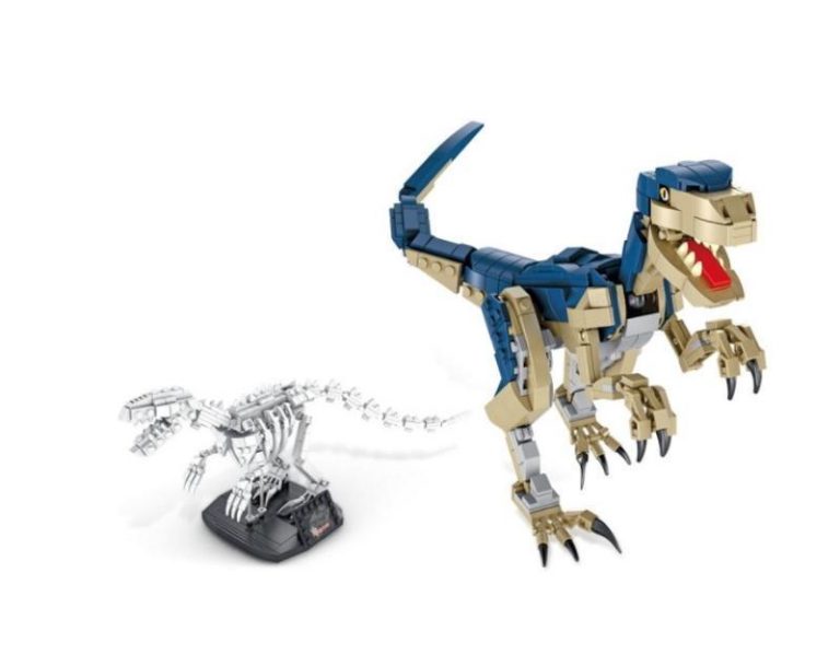 Panlos Welociraptor oraz jego szkielet – kompatybilne z LEGO