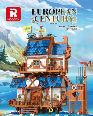 Przystań rybacka modular klocki Reobrix – kompatybilne z LEGO