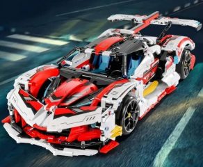 Qihui Samochód wyścigowy zdalnie sterowany drift – zamiennik LEGO
