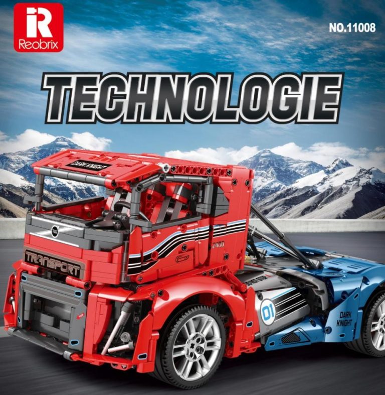Reobrix Ciężarówka wyścigowa zdalnie sterowana – zamiennik LEGO