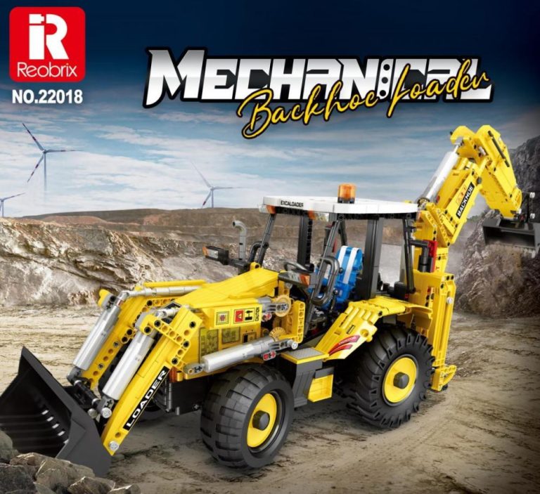 Reobrix Koparkoładowarka zdalnie sterowana – alternatywa LEGO