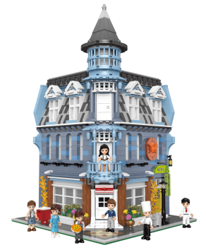 Restauracja budynek modułowy klocki Xingbao kompatybilne z LEGO