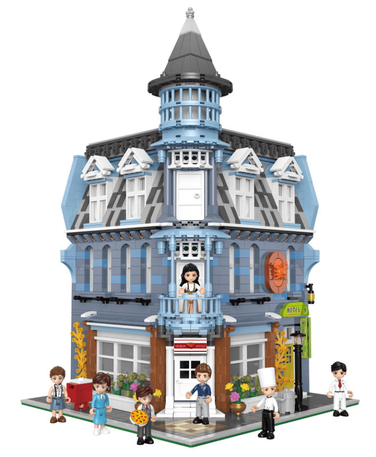 Restauracja budynek modułowy klocki Xingbao kompatybilne z LEGO