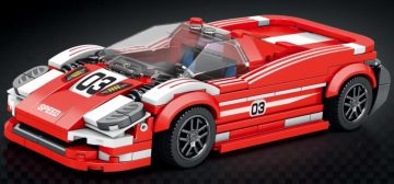 Samochód 917 legenda z klocków Reobrix 680 – zamiennik LEGO