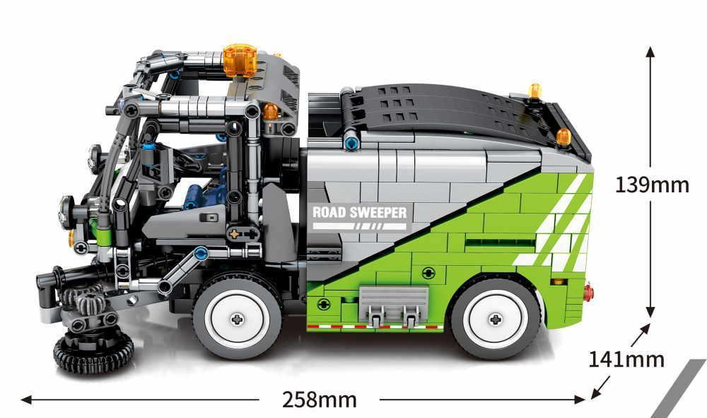LEGO City alternatywa: zamiatarka uliczna road sweeper sembo
