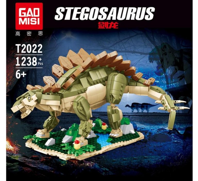 Stegozaur z ponad 1.200 klocków – zamiennik LEGO TaiGaoLe