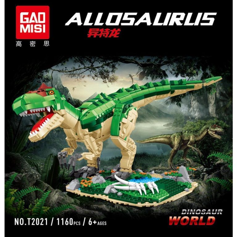TaiGaoLe Allozaur dinozaur world model kompatybilny z LEGO