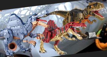 Wielkie dinozaury z około 2.000 są trendem jeżeli chodzi o dinozaury LEGO. Pojawiają się jednak w kooperacji z innymi firmami produkującymi zestawy z klocków. LEGO do tej pory nie wydało zestawów tego typu. Dlaczego?