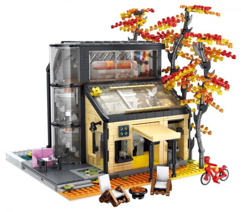 Willa jesienią nowoczesny modular Forange – alternatywa LEGO