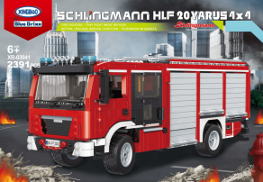 Wóz strażacki Schlingmann HLF 20 Varus 4×4 Xingbao zamiennik LEGO